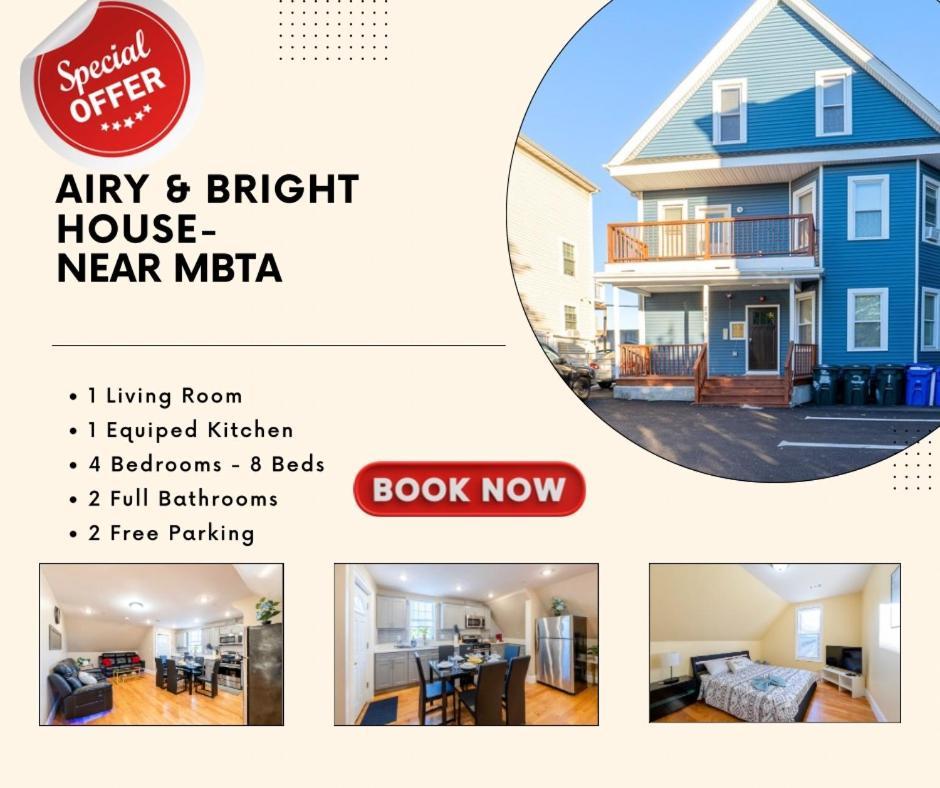 233-3 4Br Boston - Peaceful Escape Near Downtown Διαμέρισμα Εξωτερικό φωτογραφία